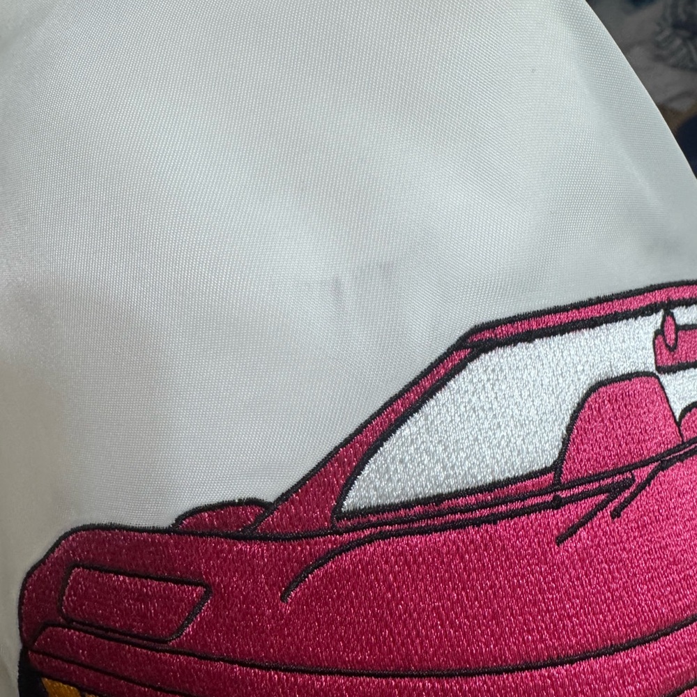 Pacsun x Barbie Black White Pink Quilted Racer Motorcycle Jacket - Picture 15 of 16